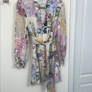Floral Patchwork Dress